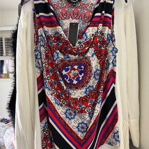 Colorful Patterned Top premise size medium